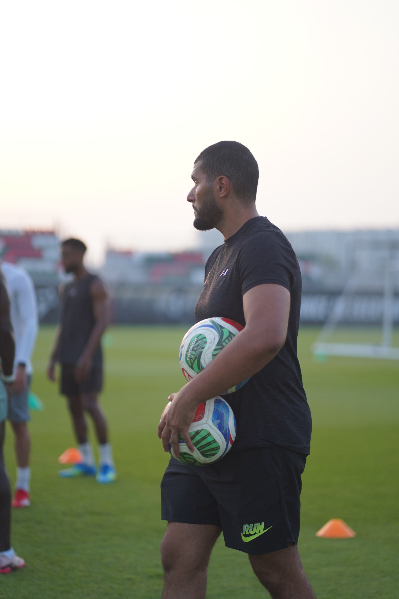 Rehabilitation session with an athlete