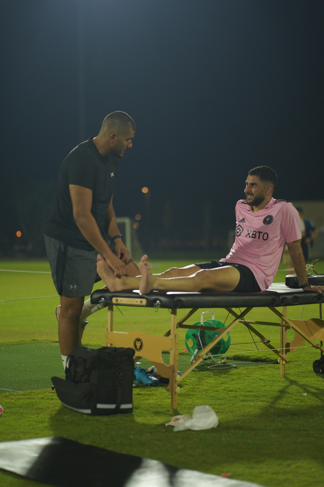 Osteopathic treatment session