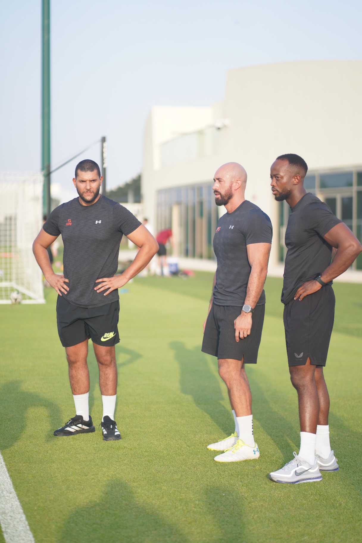 Pitchside and gym work with athletes